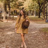 Mustard Geometric Multi Dress