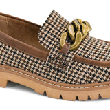 Not Literally | Black Tan Houndstooth