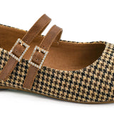 Own It | Black + Tan Houndstooth