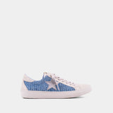 Paula | Blue Woven Star Tennie