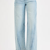 Light Wash Slouchy Barrel Denim