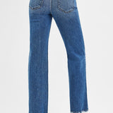 Dark TC Ankle Straight | High Rise