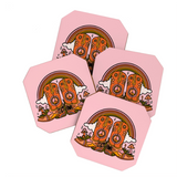 Cowgirl Boot Coaster Set