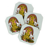 Cowgirl Boot Coaster Set