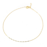 TSK Mini Paperclip Chain Necklace