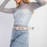 Lace Trellis Sheer Mesh