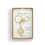Love You Locket Key Fob