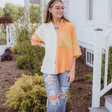High Rise Distressed Beach Denim