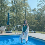 The Palms Printed One Piece Cutout Swim