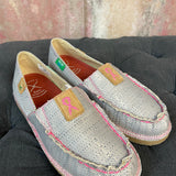 Pink & Gray Slip Ons WCL0012