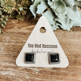 Onyx Square Stud