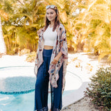 Silk Pant with Side Slit