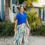 Abstract Print Palazzo Pants