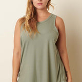 Rib Knit Round Neck Tank