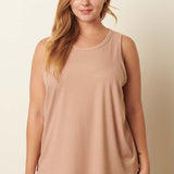 Rib Knit Round Neck Tank