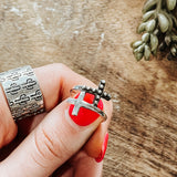Double Cross Stacker Ring