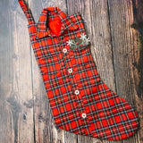 Plaid Shirt Stocking