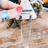 Lightning Bolt Fringe SS Earring