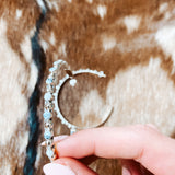 Howlite XL Hoop