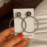 SS Rope Concho Post Hoop