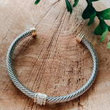 Spiral Cable Cylinder Cuff