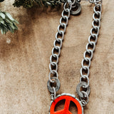 Hippie Peace Necklace