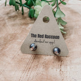 8MM Navajo Pearl Stud Earring
