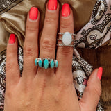 Kingman Diamond Spaced Ring