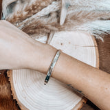 Gold Clover Bangle Bracelet