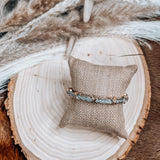 Pave Faux Diamond Crossback Bangle