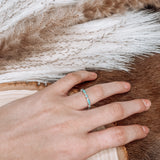 Diamond TQ Stacker Ring
