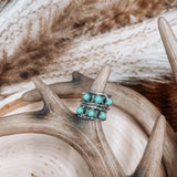 Triple Stone Twist Ring