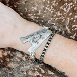 Western Initial Bracelet
