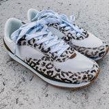 Runner Cream Leopard Tennie
