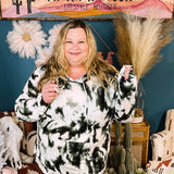 Olive Tie Dye Hoodie