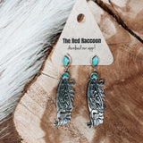 Stamped Cutout Floral Post Earring
