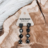 Hematite Quad Dangle Earring
