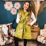 Green Chic Puffer Vest