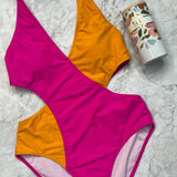 Pink + Orange Mix It Up Swim