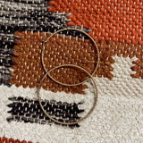 Shimmery Gold Rope Hoop