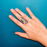 Ball Twist SS Stacker Ring