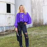 Vintage Black Super High Distressed Crop Straight