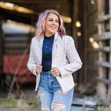 Seashell Combo Tweed Blazer