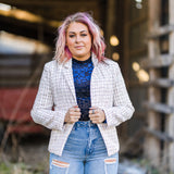 Seashell Combo Tweed Blazer