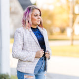 Seashell Combo Tweed Blazer