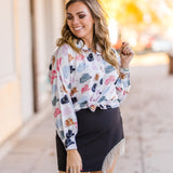 Black Rhinestone Trim Detail Mini Skirt