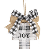 Plaid Print Cross
