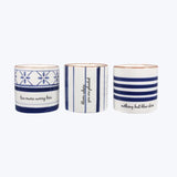 Blue & White Planter
