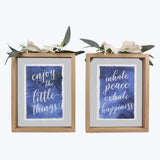 Floating Wood Frame Sign