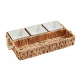 Woven Tray & Dip Cup Set